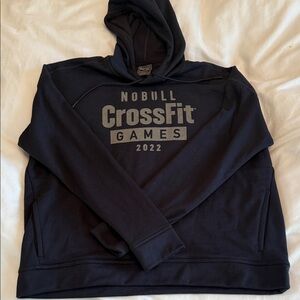 NOBULL women’s black official  CrossFit games 2022  Hoodie never worn!